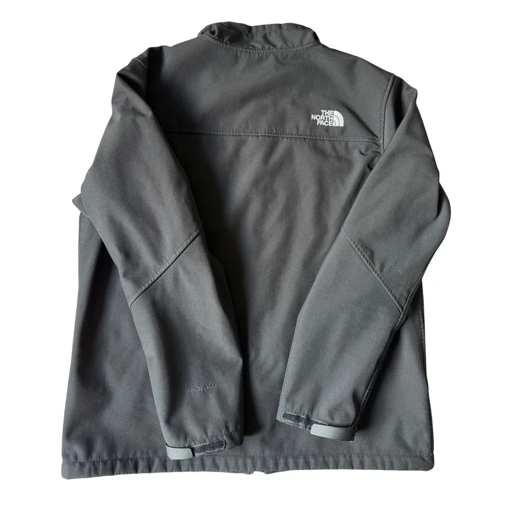 NORTH FACE Men's Jacket Apex Chromium Thermal Full Zip Windwall Black Large